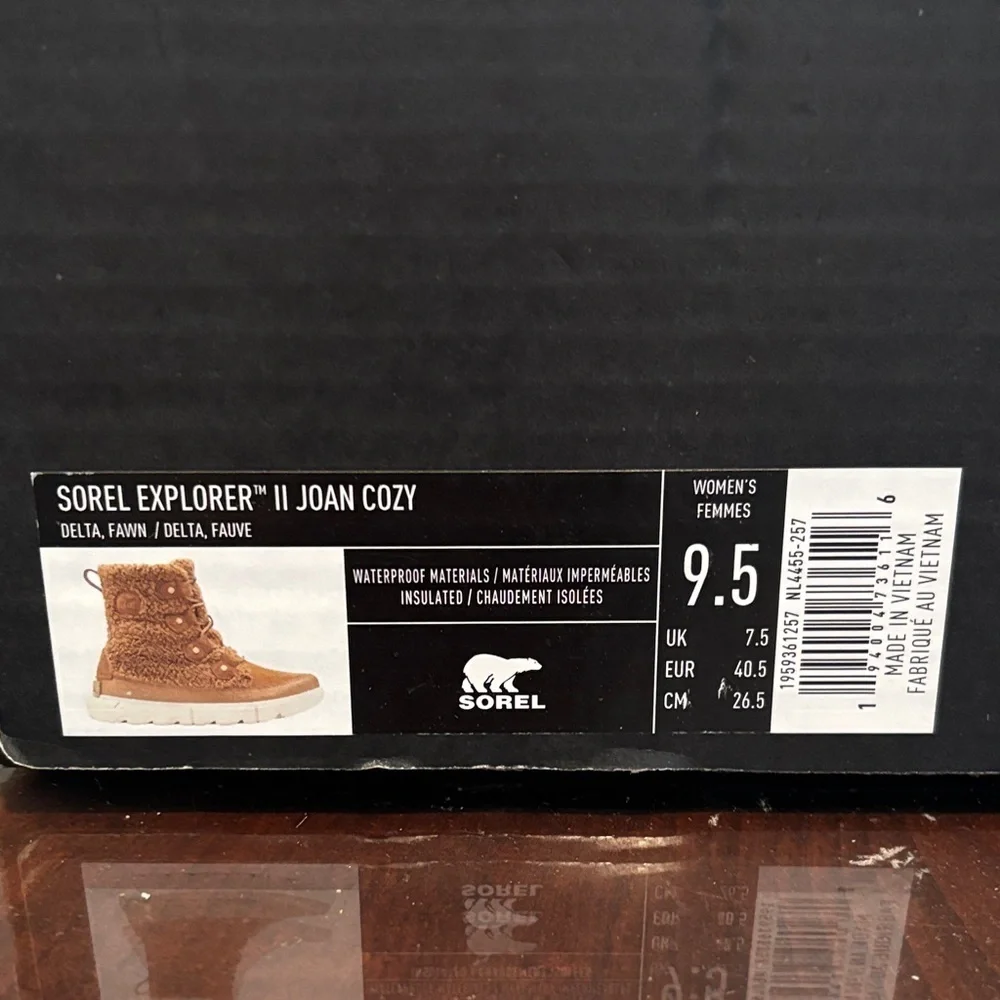 Sorel Explorer II Joan Cozy Brown Boots
